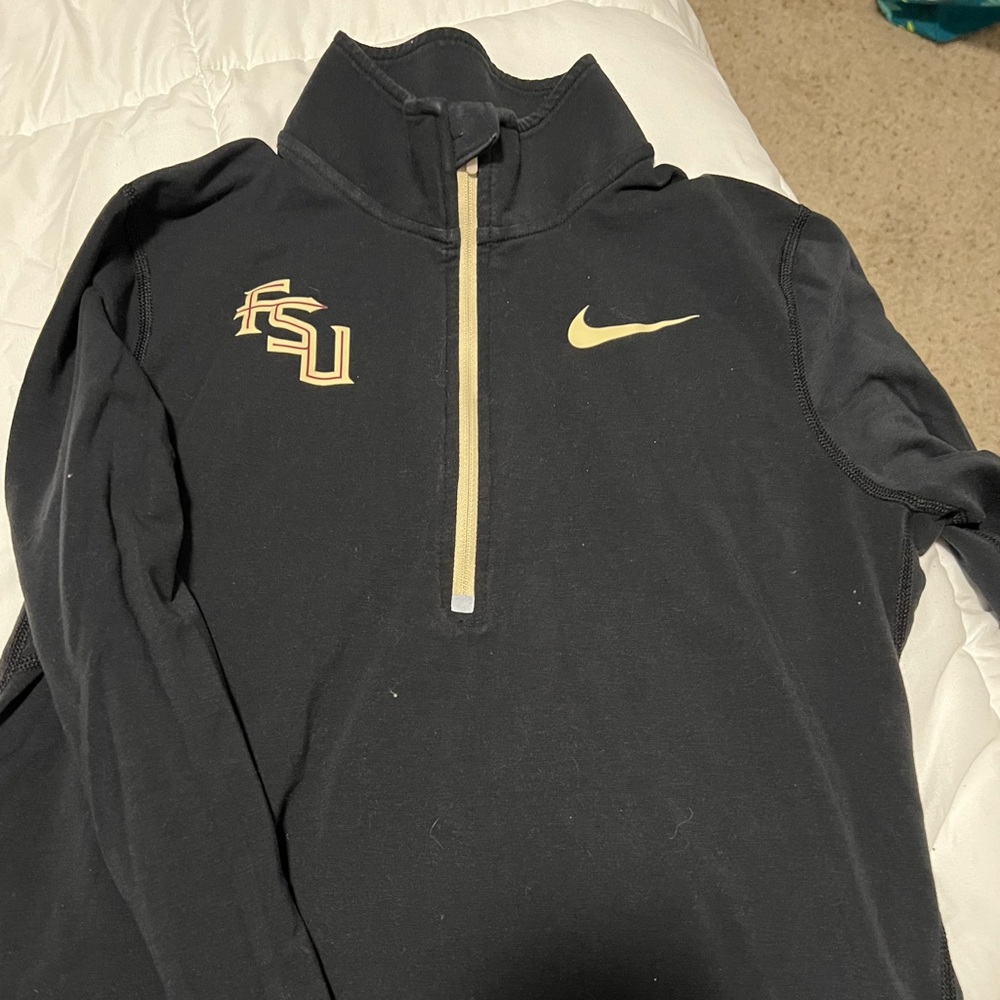 FSU Nike, 3/4 zip, Dri-fit